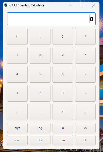 Calculator Interface